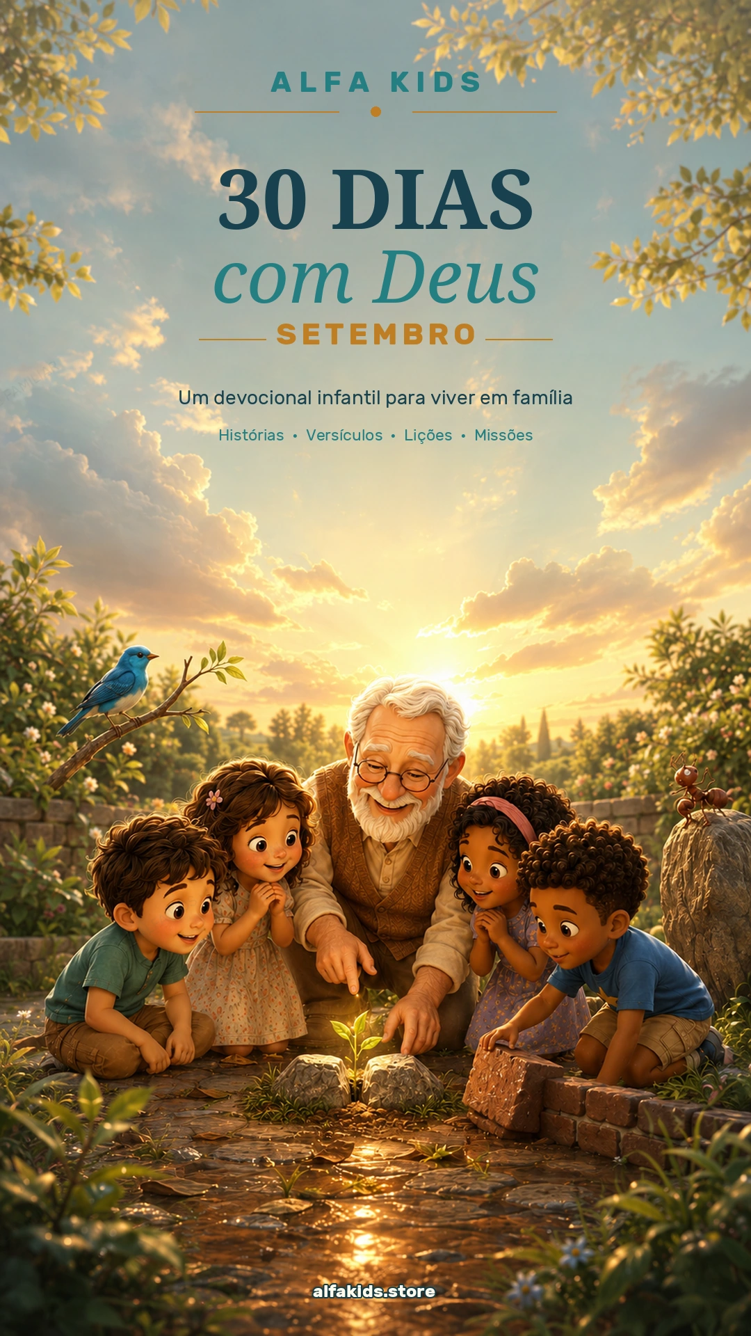 Capa do Book Alfa Kids de Setembro
