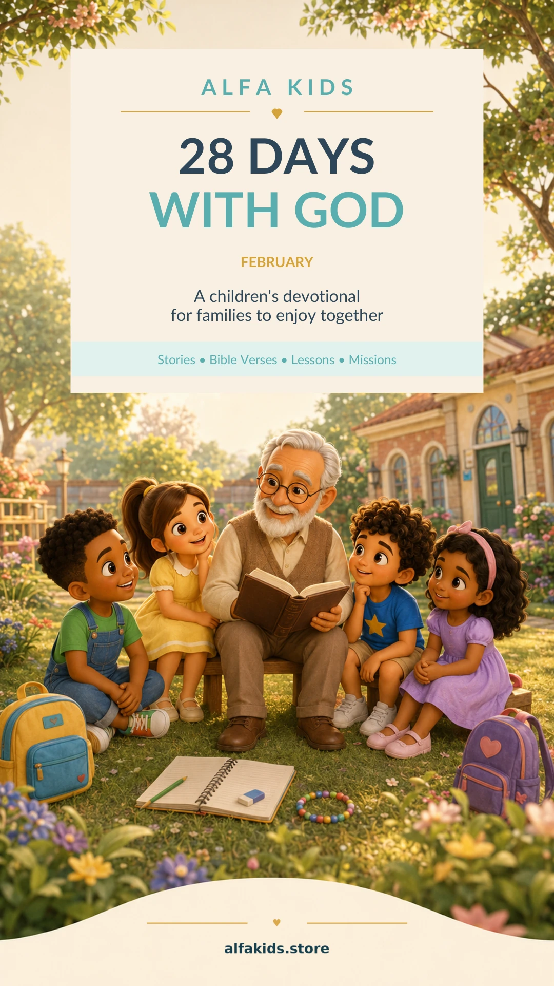 Alfa Kids February EN-US devotional cover